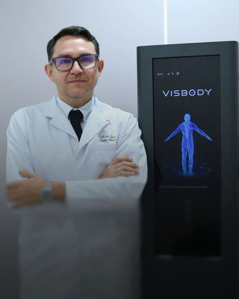 Diagnósitco metabólico 3D con Visbody - Dr. Martín Quirós - Médico Internista con enfoque a metabolismo